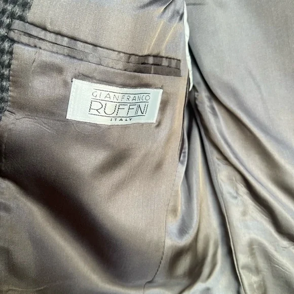 Gianfranco sport jacket cashmere blend fabric made in Italy. Size short 38. - Picture 5 of 11